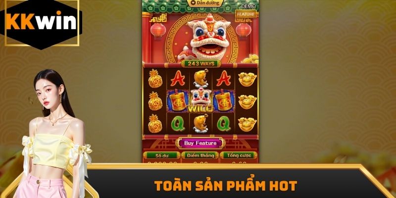 Sảnh quay hũ có nhiều game hay để lựa chọn